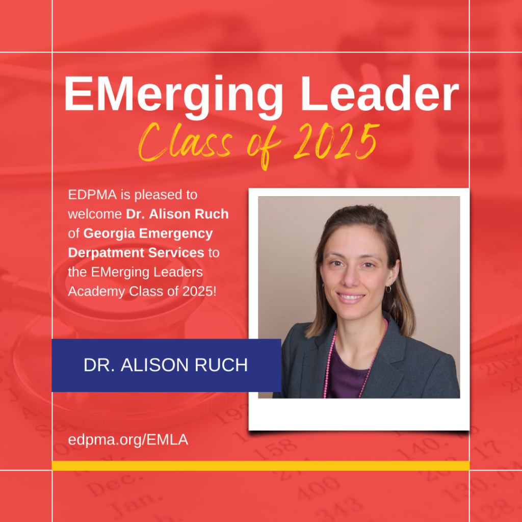 EMerging Leader Class of 2025 Dr. Alison Ruch EMLA