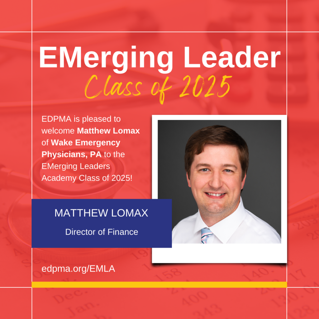 EMerging Leader Class of 2025 Matthew Lomax EMLA